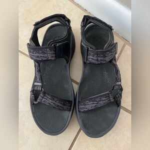 Timberland Black and Gray Outdoor Sport Sandals